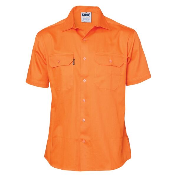 Cotton Drill Work Shirt - Short Sleeve Thumbnail